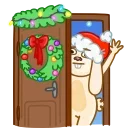 Christmas Bunny emoji 👋
