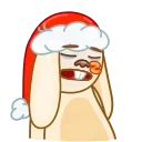 Christmas Bunny emoji 😪