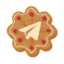 Telegram emoji Xmas Cookie Alphabet