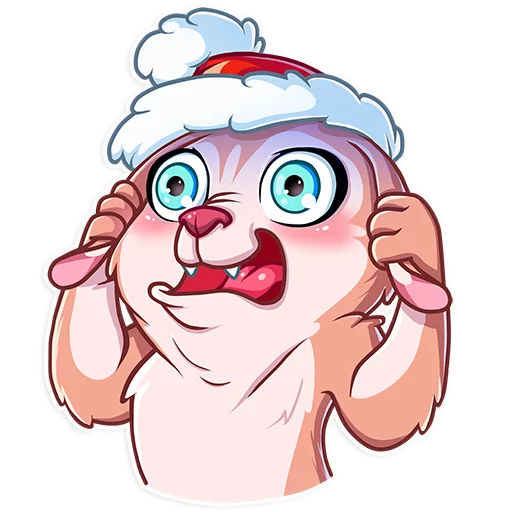 Christmas Dog emoji 😨