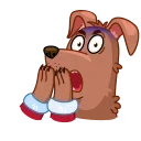 Сhristmas Dogs emoji 😨