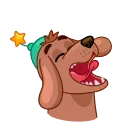 Telegram emoji Christmas Dogs | Новогодние собаки