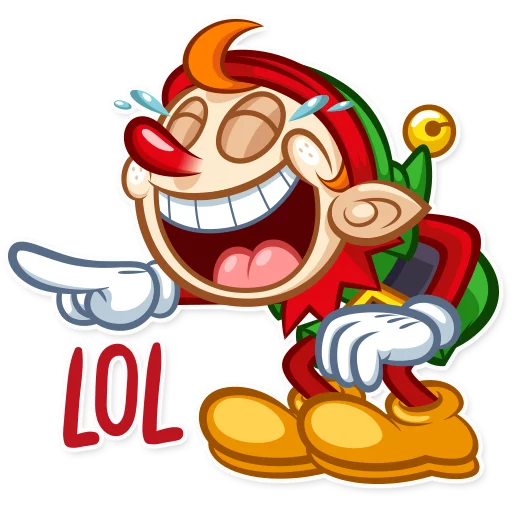 Telegram Sticker «Christmas Elf» 😂