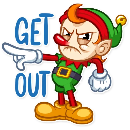 Christmas Elf emoji 😠