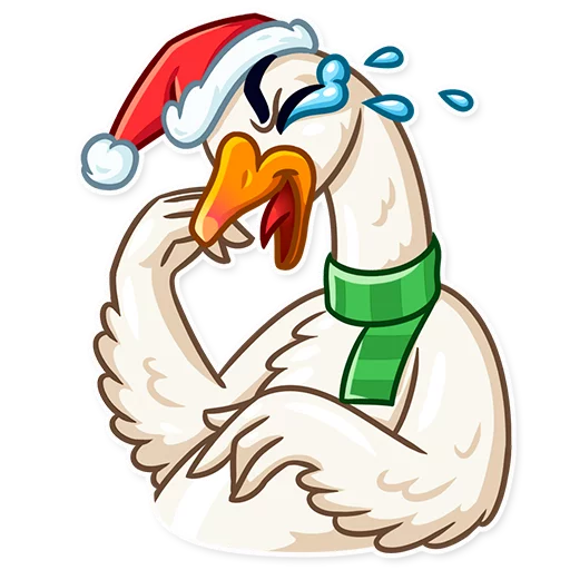 Стікер Christmas Goose 😂