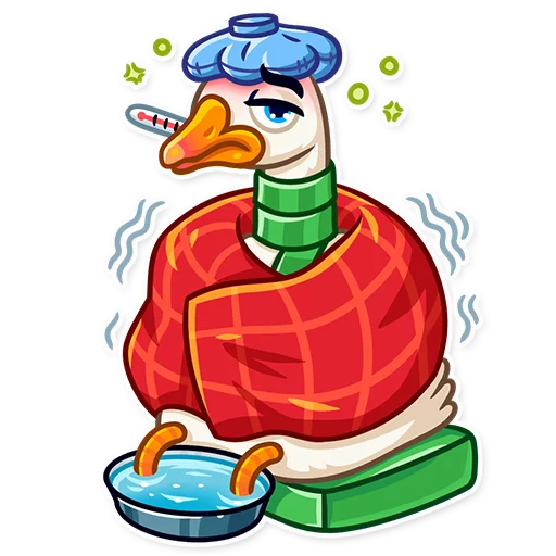 Telegram stiker «Christmas Goose» 🤒