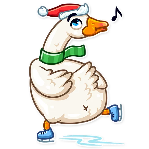 Telegram Sticker «Christmas Goose» 🙄