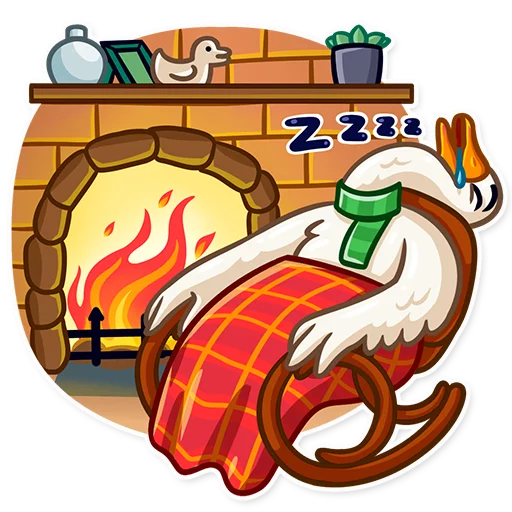Christmas Goose emoji 😴