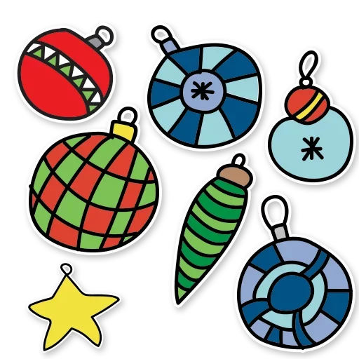 Telegram Sticker «Christmas mood» 😴