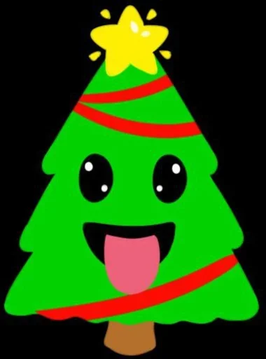 Christmas Tree stiker 😛