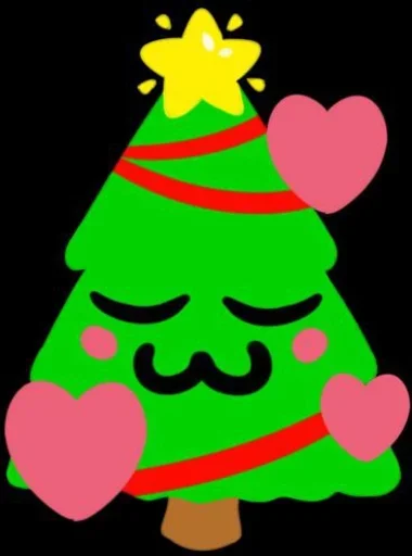 Christmas Tree stiker 🥰