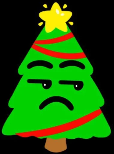Christmas Tree stiker 😒