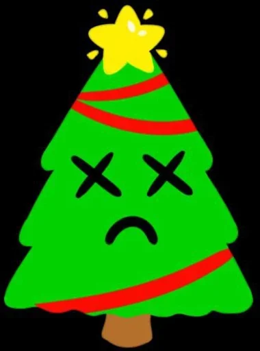 Telegram stiker «Christmas Tree» 😣