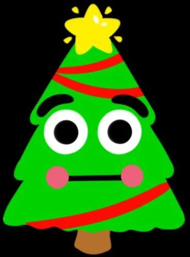 Telegram Sticker «Christmas Tree» 😳