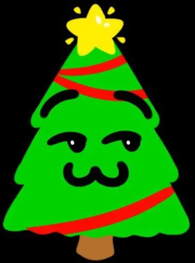 Christmas Tree stiker 😏