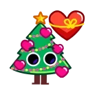 Емодзі Christmas Tree Emoji 😘