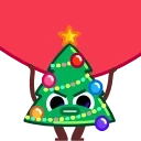 Емодзі Christmas Tree Emoji ❤️