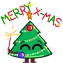 Емодзі Christmas Tree Emoji 🥳