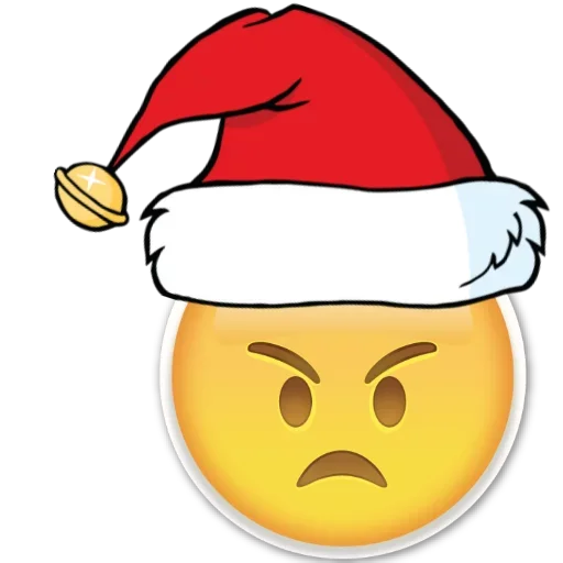 Стікер Emoji Christmas 😠