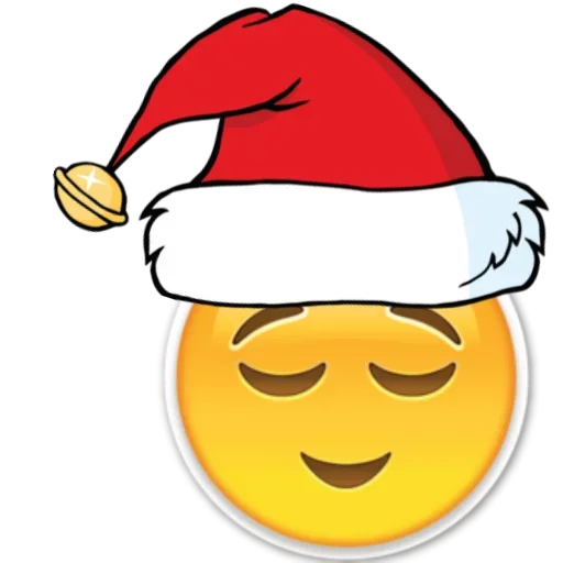 Telegram Sticker «Emoji Christmas» 😌