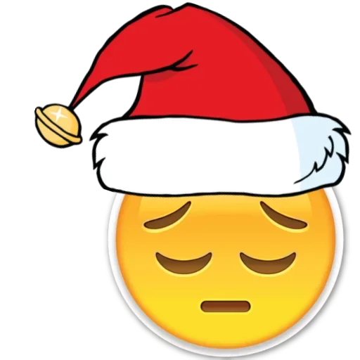Стікер Emoji Christmas 😔