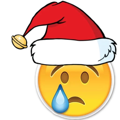 Эмодзи Emoji Christmas 😢
