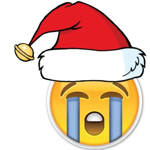 Telegram Sticker «Emoji Christmas» 😭