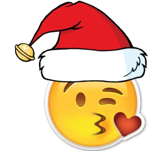 Стікер Emoji Christmas 😘