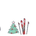 Christmas  emoji ⛸