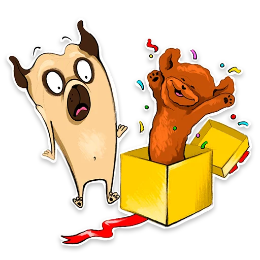 Telegram Sticker «Chubaka&Woody» 😱