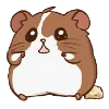 Telegram emojisi «Hamsters» 🐹
