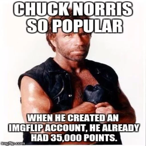 Chuck Norris sticker 😏