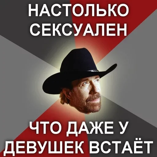 Стикер Chuck Norris ☹️