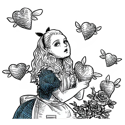 Telegram Sticker «Чудеса и Алиса» 🥰
