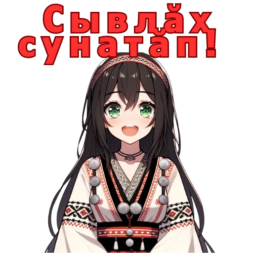 Chuvash Anime Here emoji ☺️