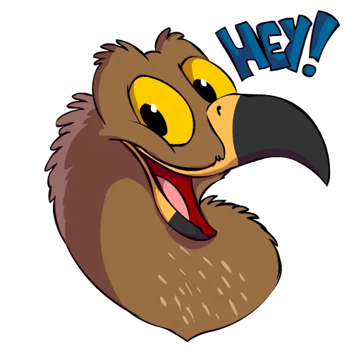 Telegram stickers Clanga (Spotted Eagle) by Flacko