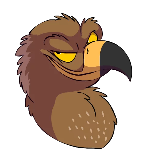 Стикер Telegram «Clanga (Spotted Eagle) by Flacko» ?