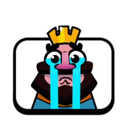 Clash Royale Emotes by RafQ emoji 😭