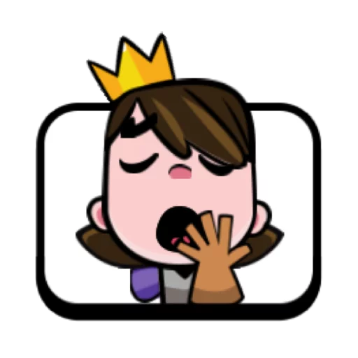 Clash Royale Emotes by RafQ emoji 😴