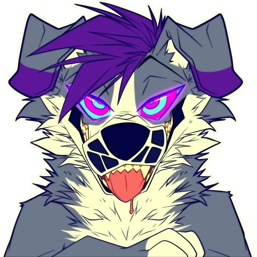 Telegram stickers Clever Dog