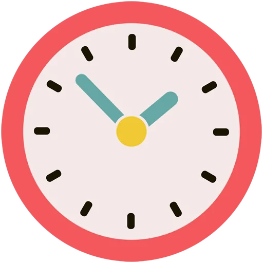 Telegram stikerlari Clock Time
