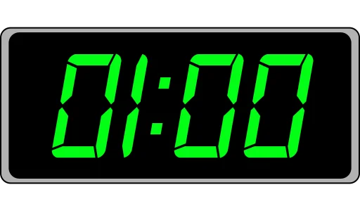 Telegram stiker «Clock Time» 📟