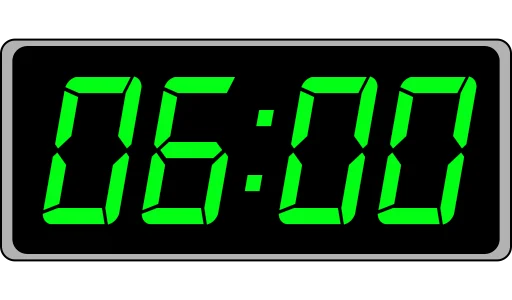 Clock Time stiker 📟