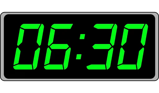 Clock Time stiker 📟