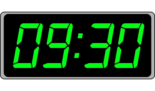 Clock Time  sticker 📟