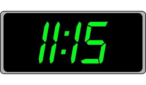 Clock Time emoji 📟
