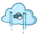 Cloudy  emoji 😭