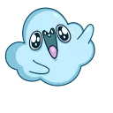 Cloudy  emoji 👋