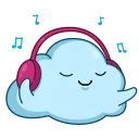 Cloudy  emoji 🎧