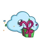 Cloudy  emoji 🎁